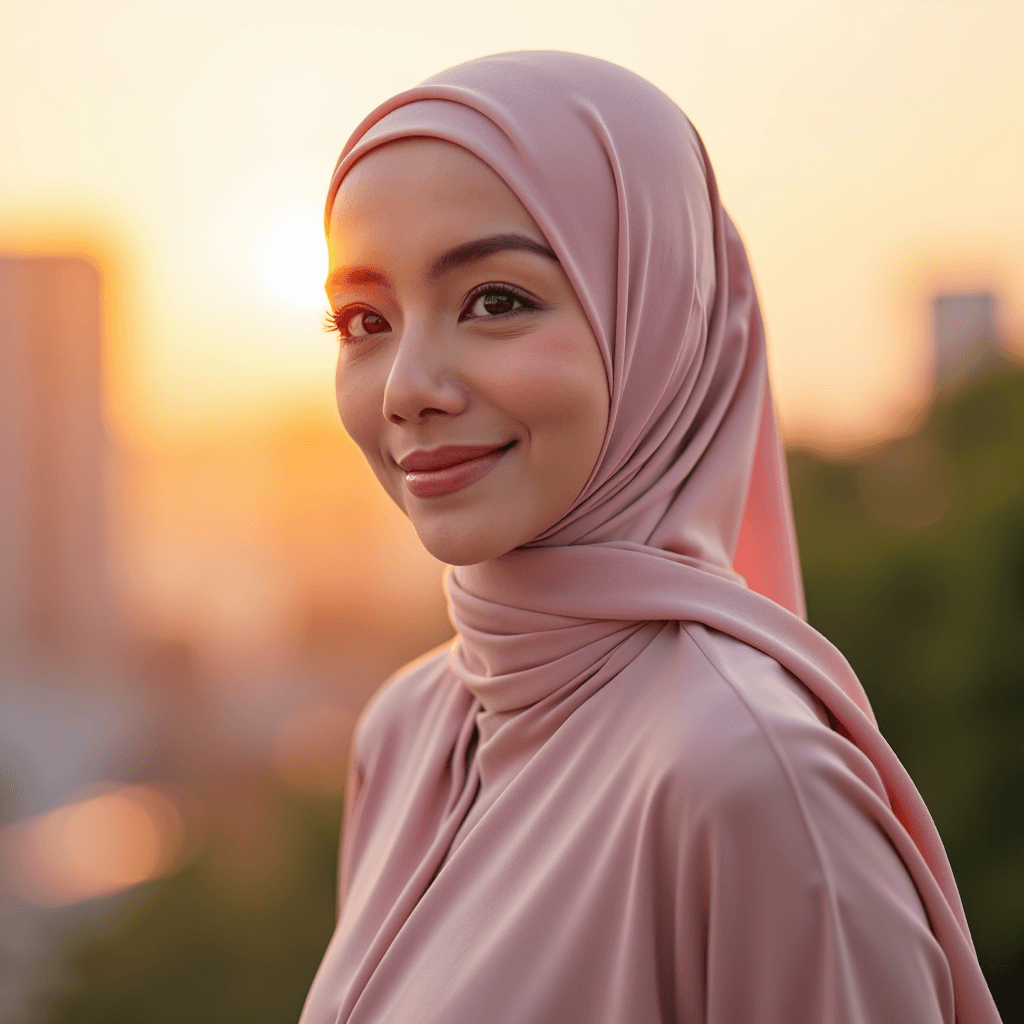 Hijab Headshots with Glasses: Avoid Glare and Look Sharp