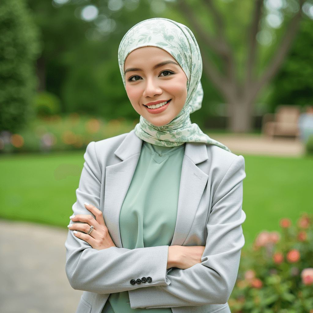 Hijab headshot example 6